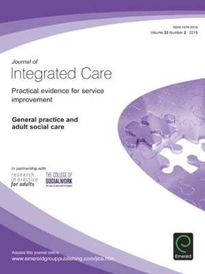 cover image of Journal of Integrated Care, Volume 23, Issue 2